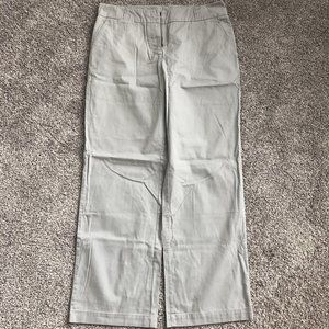 Garnet Hill chino straight leg pants, Women's 12 P